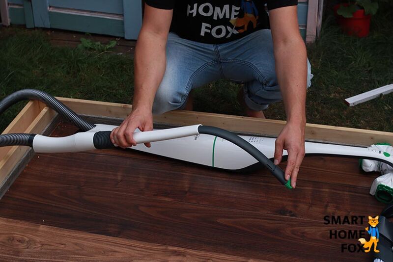 The VD15 Vario nozzle in combination with the suction hose